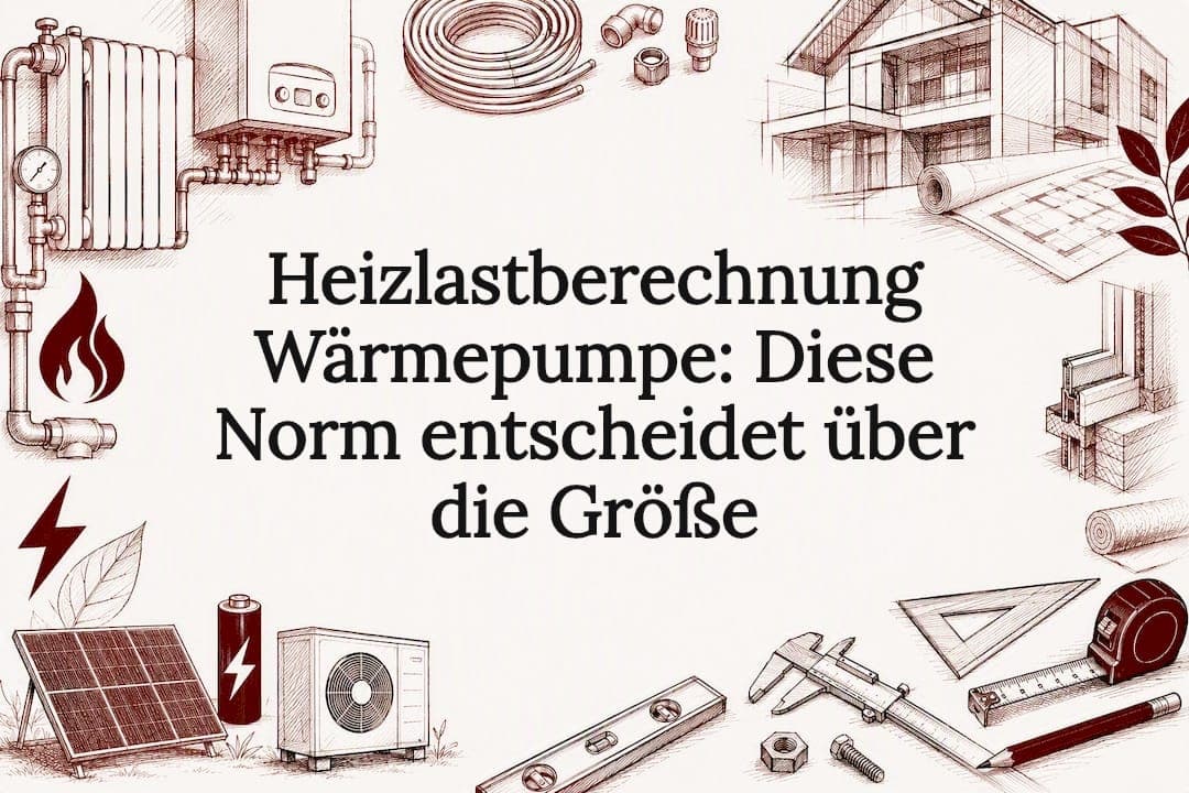 Heizlastberechnung Wärmepumpe: Diese Norm entscheidet über die Größe