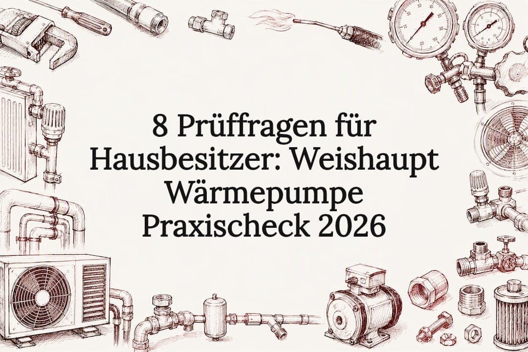 8 Prüffragen für Hausbesitzer: Weishaupt Wärmepumpe Praxischeck 2026