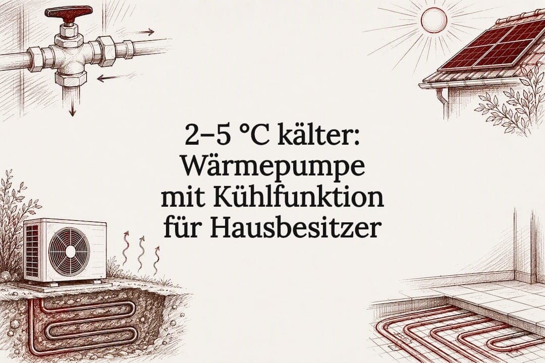 2–5 °C kälter: Wärmepumpe mit Kühlfunktion für Hausbesitzer