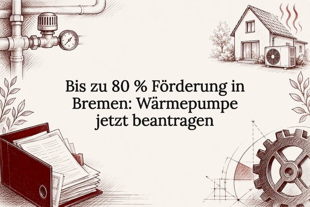 Bis zu 80 % Förderung in Bremen: Wärmepumpe jetzt beantragen