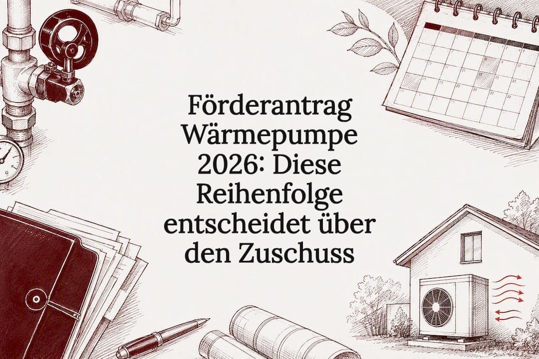Förderantrag Wärmepumpe 2026: Diese Reihenfolge entscheidet über den Zuschuss