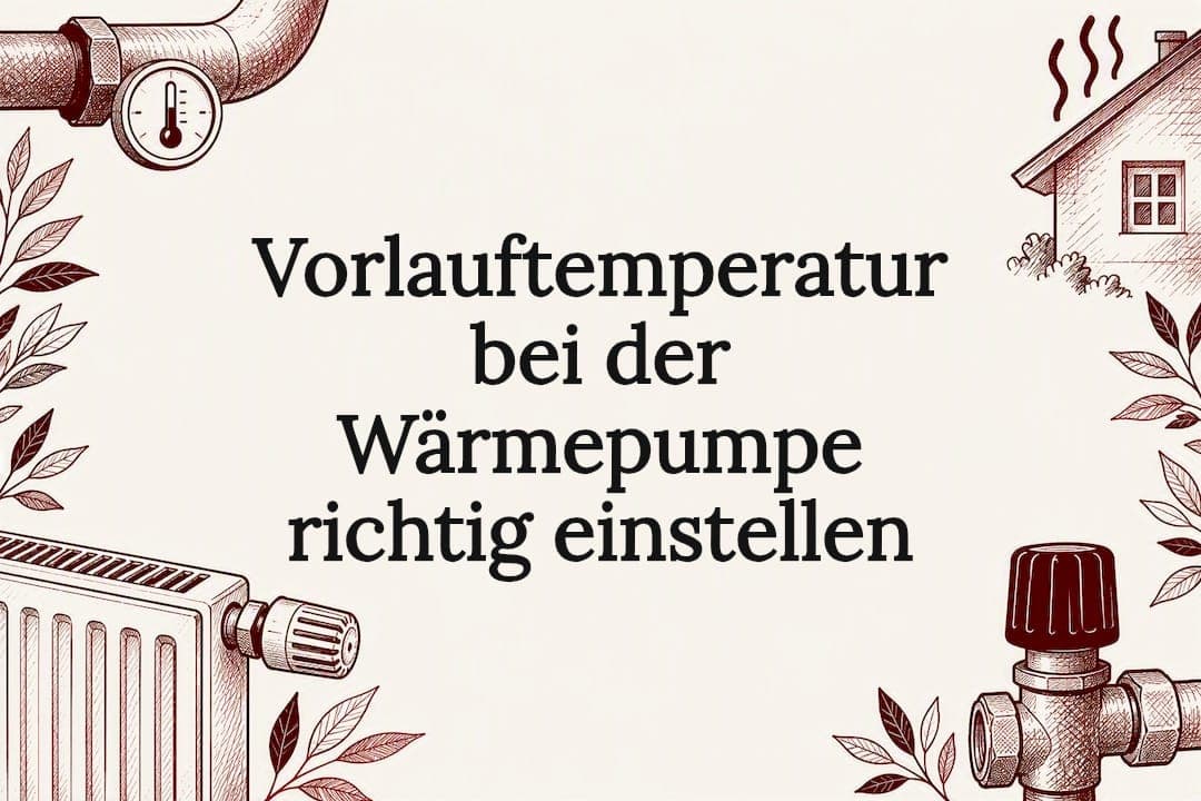 Vorlauftemperatur bei der Wärmepumpe richtig einstellen
