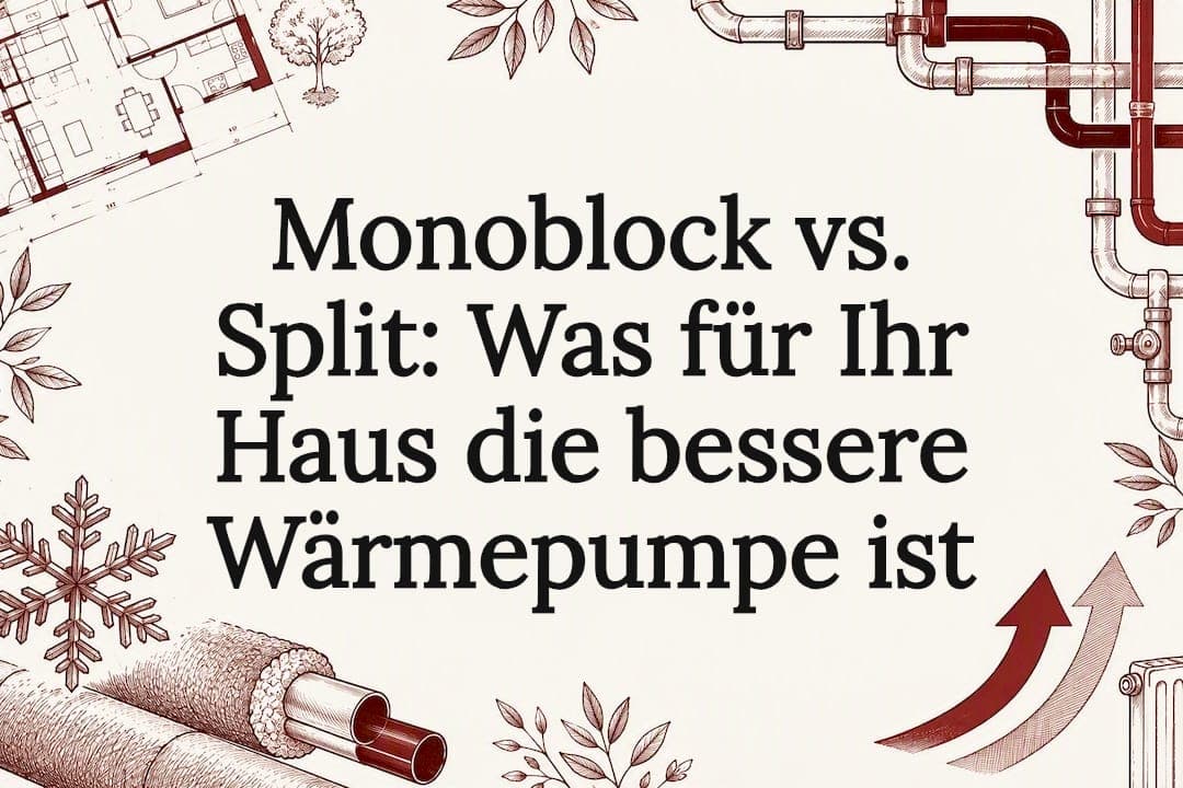 Monoblock vs. Split: Was für Ihr Haus die bessere Wärmepumpe ist