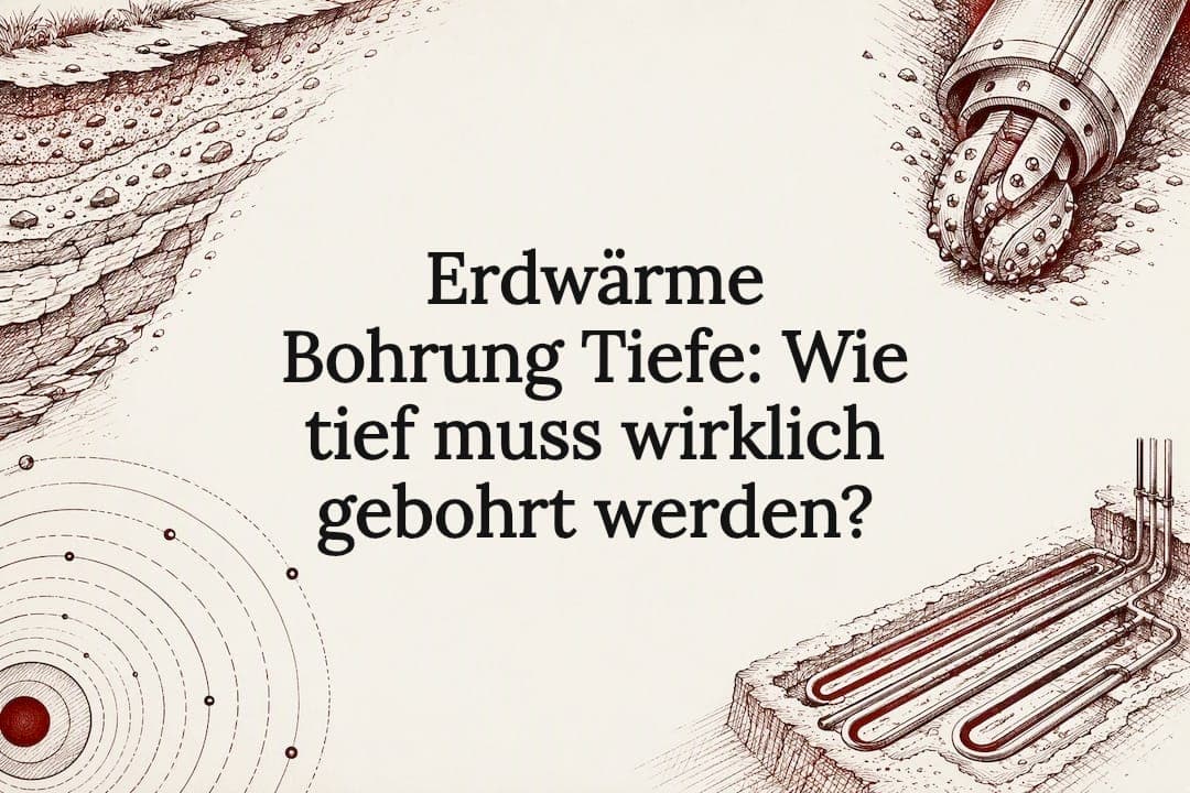 Erdwärme Bohrung Tiefe: Wie tief muss wirklich gebohrt werden?