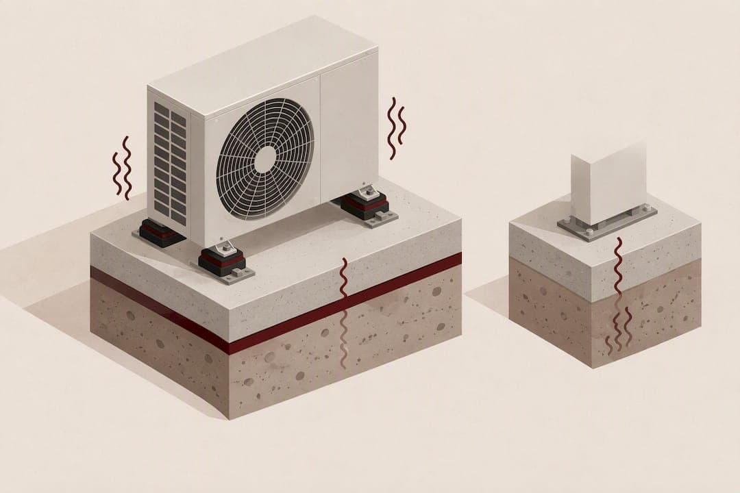Vibrationsdämpfer für Wärmepumpe: Die wirksamsten Lösungen